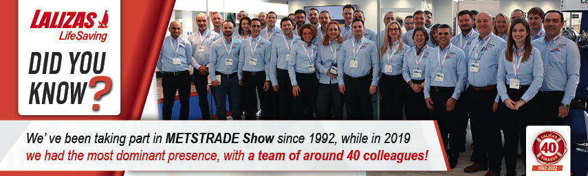 Did you know that LALIZAS has been taking part in METSTRADE Show since 1992?
