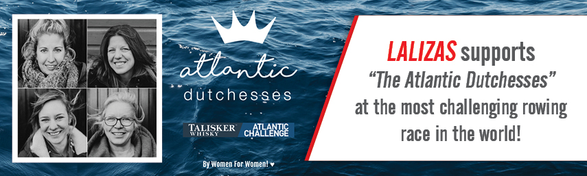 LALIZAS supports ‘’The Atlantic Dutchesses’’ team at the Talisker Whisky Atlantic Challenge, the toughest rowing race in the world!