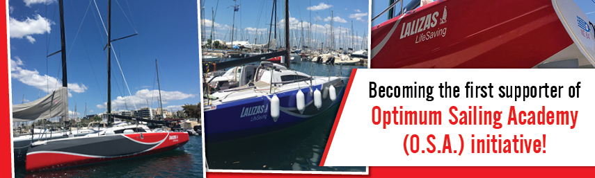 LALIZAS becomes the first supporter of Optimum Sailing Academy (O.S.A.) initiative!