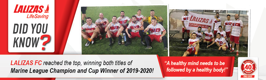 Did you know that the LALIZAS FC reached the top, winning both titles of Marine League Champion and Cup Winner of 2019-2020? 