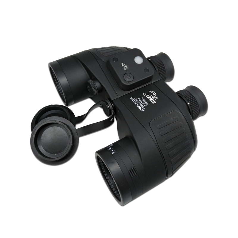 SEA NAV Binoculars, Individual Focus, 7x50, w/ Compass, Waterproof, Floating 31367 image