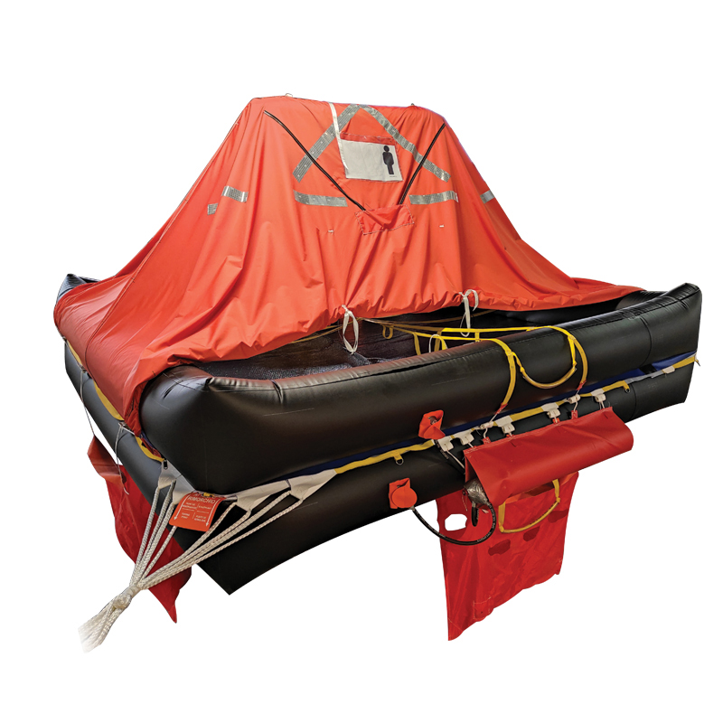 LALIZAS Liferaft SOLAS DEEP SEA II,Throw-overboard,6 prs,canister (A) 501595 image