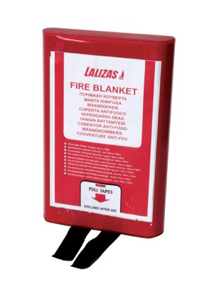 LALIZAS Fire Blanket 100x100cm in a PVC case 70448 image