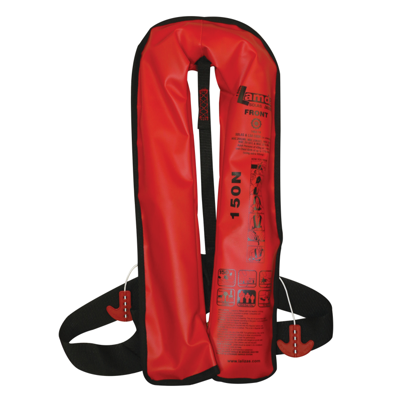 LALIZAS Inflatable Lifejacket Lamda Auto 150N,  SOLAS 71107 image
