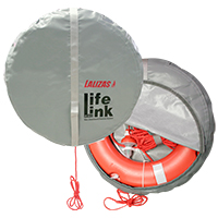 Set Lifebuoy Ring SOLAS 75cm, Lifeb. Light 71325, 30m rope, case gray 72077 image