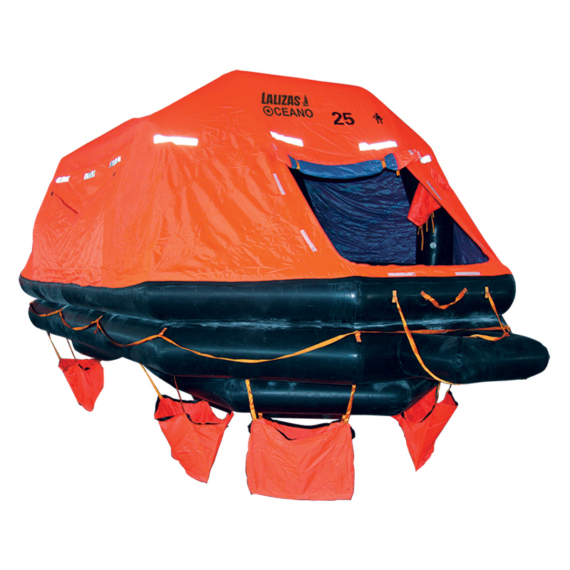 LALIZAS Liferaft SOLAS OCEANO, Throw-overboard Self-righting Type, 50 prs. canister (B) 72553 image