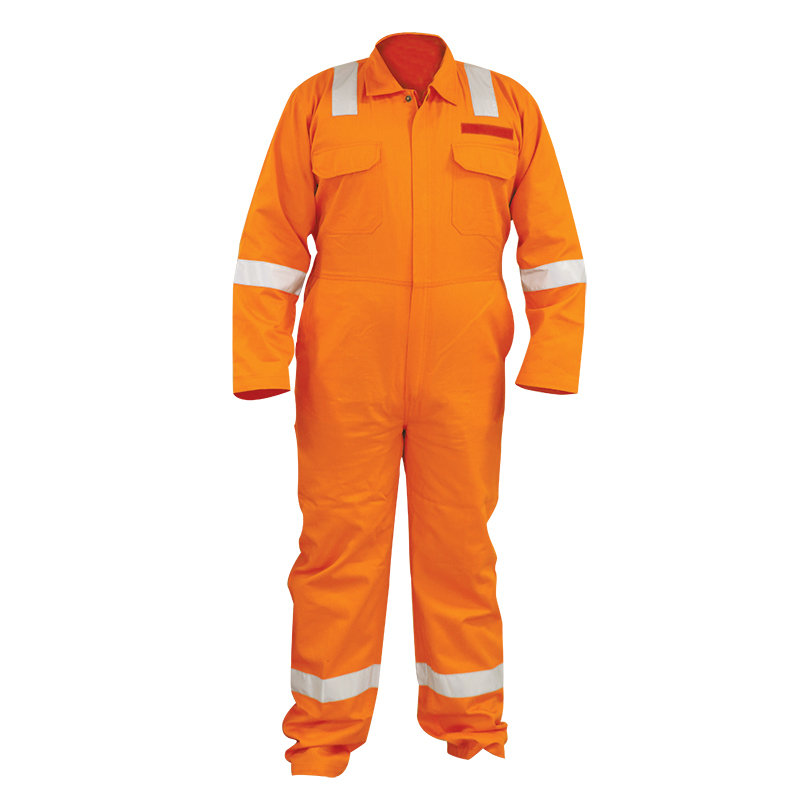 Workwear coverall, orange, cotton 200gsm, size Large 72639 image