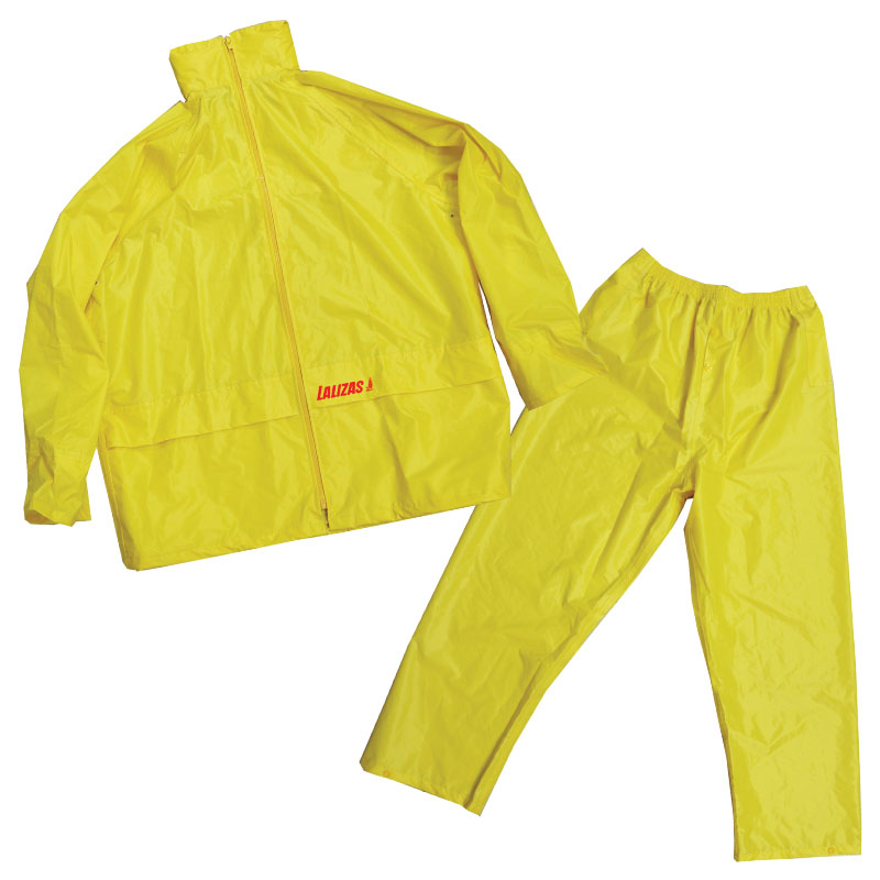 LALIZAS Rainsuit w.Hood,yellow, 2XL 73687 image