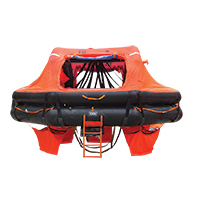 LALIZAS Liferaft SOLAS OCEANO,Davit-launched Type,20 prs,canister (B) 79888 image