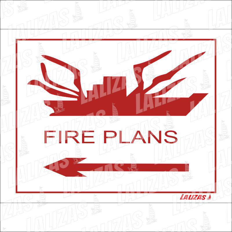 Fire Plans (L) Arrow (300X400mm) 816093 image