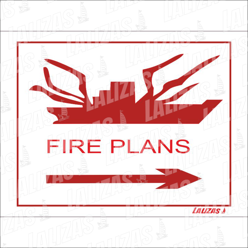 Fire Plans (R) Arrow (300X400mm) 826094 image