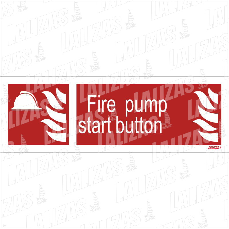 Fire Pump Start Button (10X30cm) 816159 image