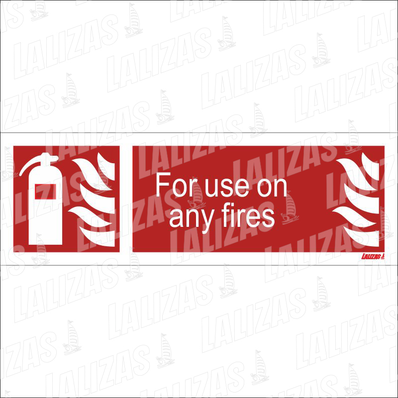 For Use on any Fires (10X30cm) 826163 image