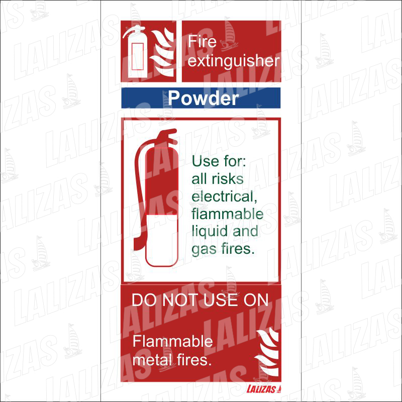 Fire Extinguisher Powder (10X20cm) 826432 image