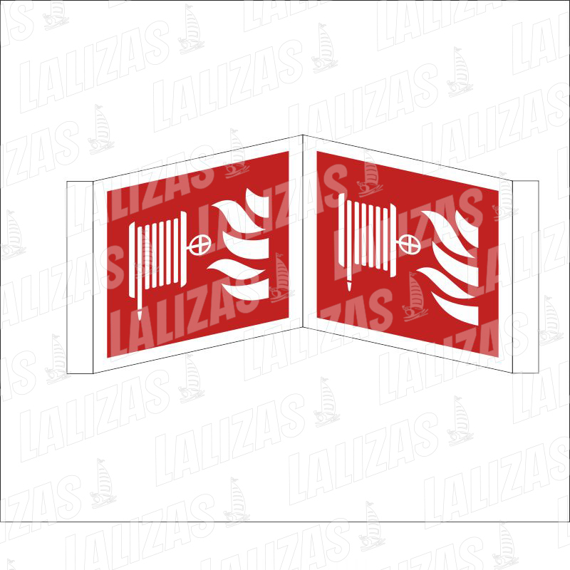Panoramic Fire Sign, Fire Hose Reel (20X20cm) 826504 image