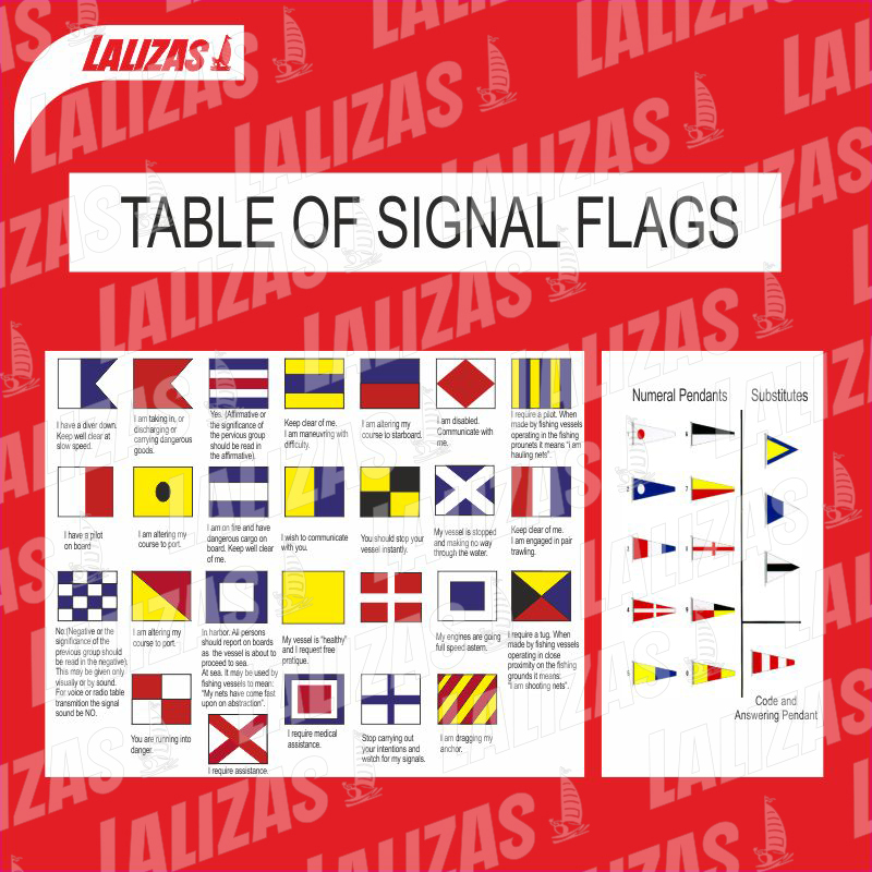 International Signaling Flags #1079W (475X330mm)