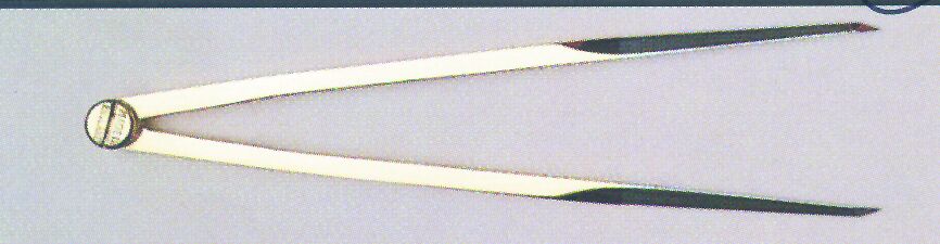 Straight pattern brass dividers 20,3cm (8'') 94004 image