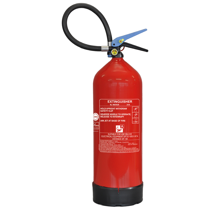 [201128] Extintor de agua LALIZAS,libre de PFAS,9L,presión almacenada,con soporte de pared,SOLAS/MED(EN,GR,CN) image