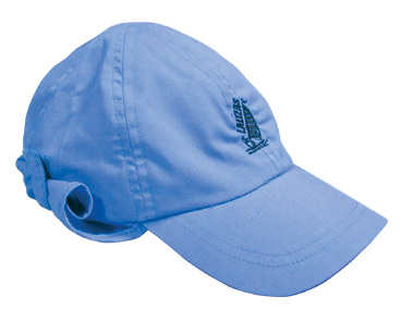 [40556] Sailing cap with protective neck Cover, child - light blue image
