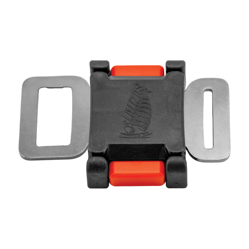 [75388] Sicherheitsschnalle, mit seitlicher Entriegelung aus Metall SS 304, für 30 mm Gurtband image