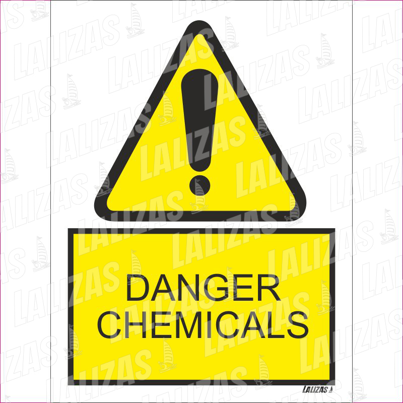 [830028] Danger - Harmful Chemicals, De (15X20cm) image