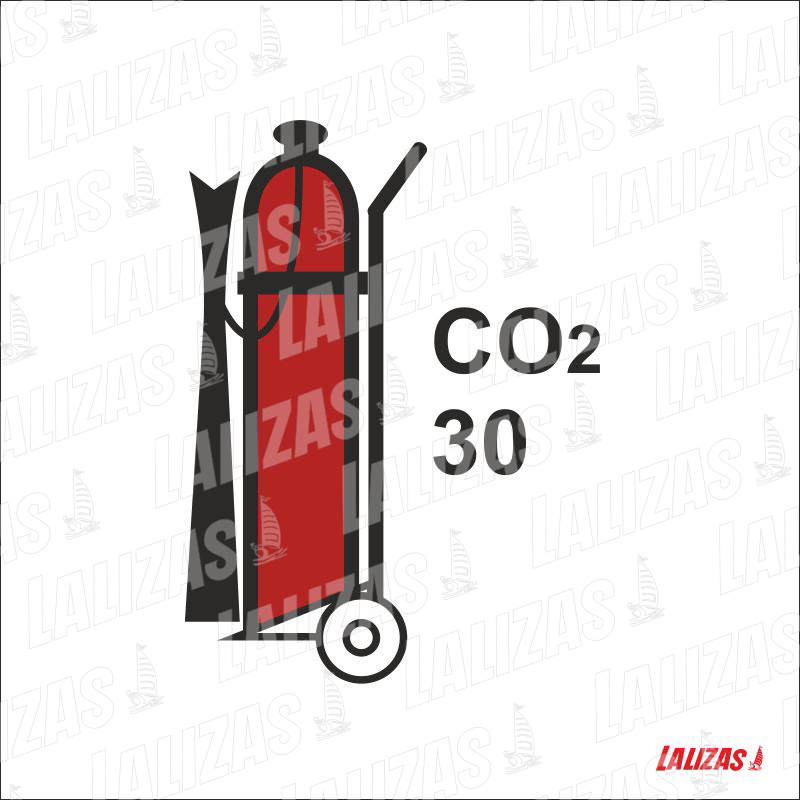 Wheeled Co2 Fire Extinguisher 30Kg